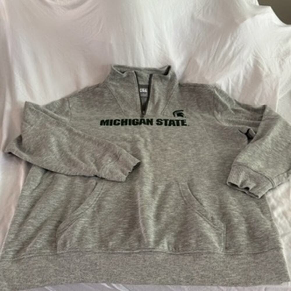 new CSA Michigan State quarter zip size extra large xl